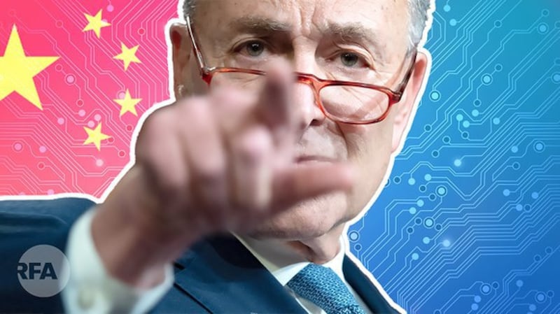 美参院通过《创新竞争法案》 中国强烈不满(自由亚洲电台制图)