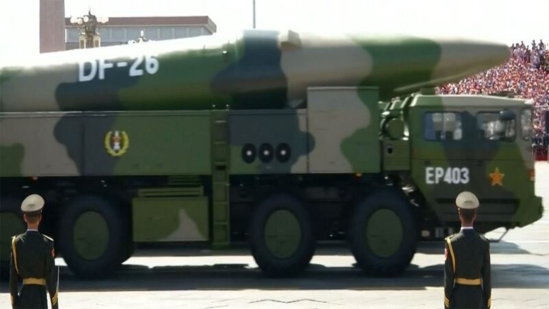 东风26。(路透截图)
