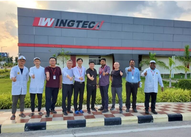 中资企业闻泰科技收购英国最大芯片制造商一案仍存变数,图为闻泰科技位于印度的工厂。(闻泰科技官网)