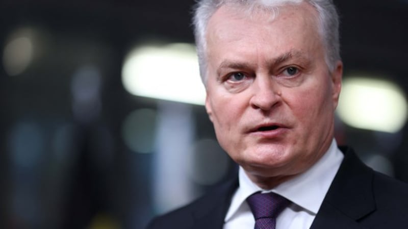 立陶宛总统瑙塞达(Gitanas Nausėda)1月4日表示,外交部允许台湾以“台湾”名义开设驻立陶宛代表处是个“错误”。(法新社图片)