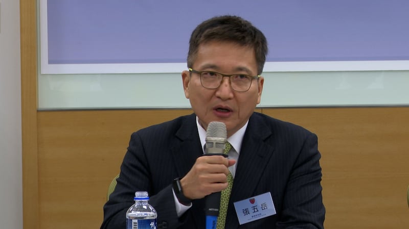 淡江大学中国大陆研究所教授张五岳预期,中共未来五年不会让“统一”停留在口号。(记者 李宗翰摄)