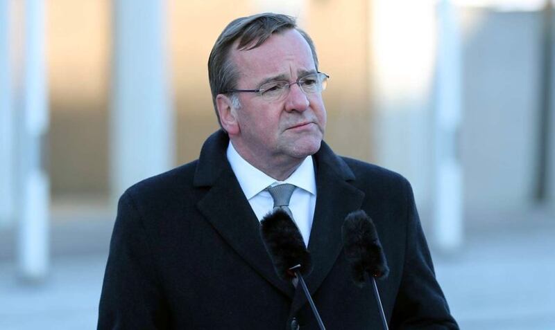 德国国防部长皮斯托留斯认为,波罗的海两条海底光缆被切断事件是蓄意破坏行为。(德国国防部)