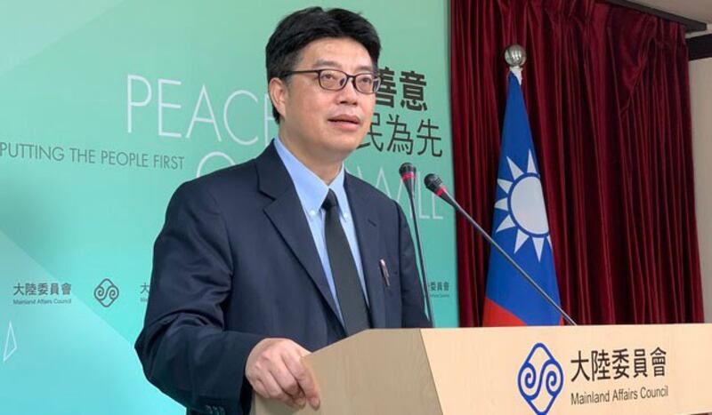 陆委会发言人邱垂正(RFA资料照)