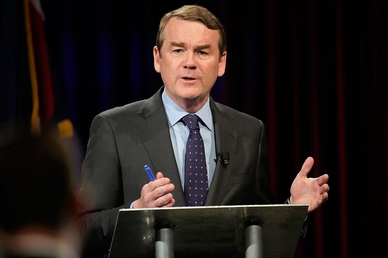 民主党籍参议员迈克尔·本内特(Michael Bennet)(美联社)