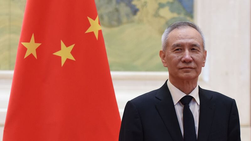 中国谈判代表刘鹤(AFP)