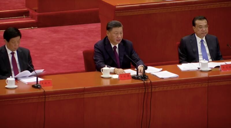 中国8日在北京人民大会堂举行全国抗击新冠肺炎疫情表彰大会。(图源:路透)