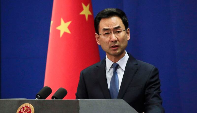 中国外交部发言人耿爽(美联社)