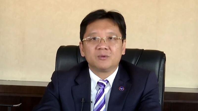 全国台湾同胞投资企业联谊会会长李政宏(视频截图)