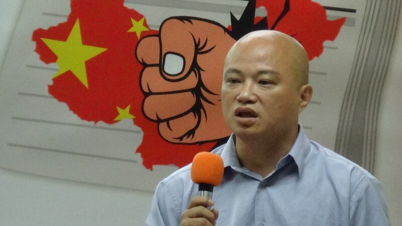 台湾师范大学副教授杨聪荣。(记者夏小华摄)