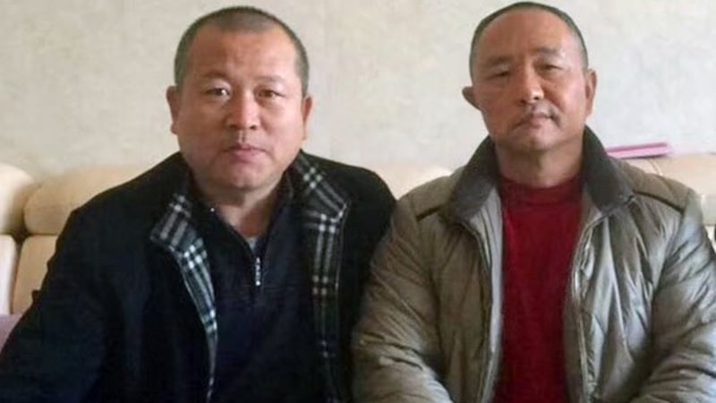 戈觉平(右)健康状况每况愈下,令人担忧(维权人士独家提供)