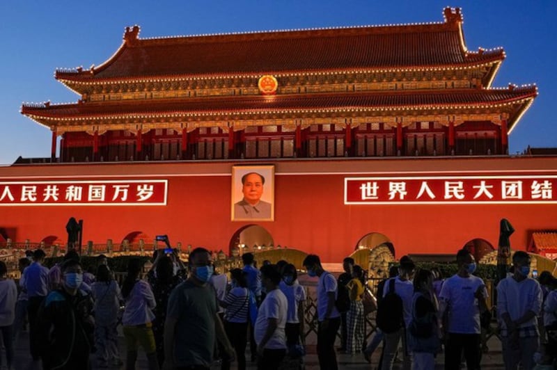 北京天安门广场六四后的华丽转身(美联社图片)