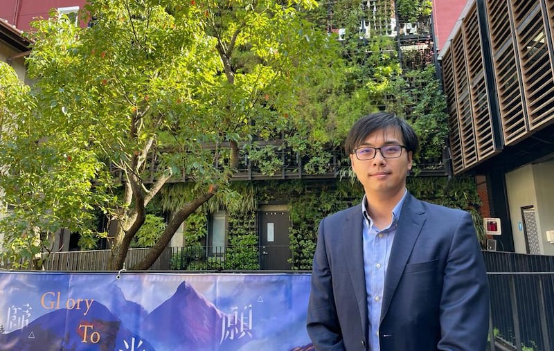 叶锦龙表示,23条有域外效力,海外人士言论与官宣不一也有危险。(陈子非摄)