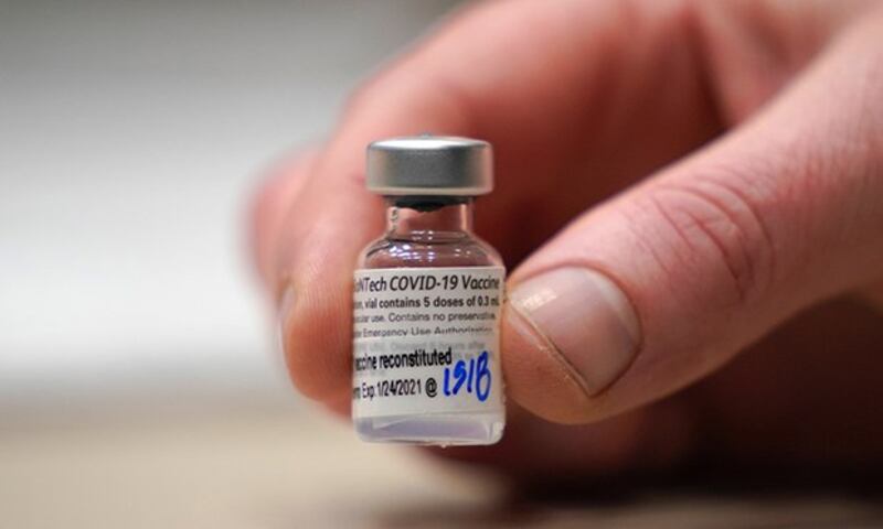 美国研发和生产的辉瑞疫苗(美联社)