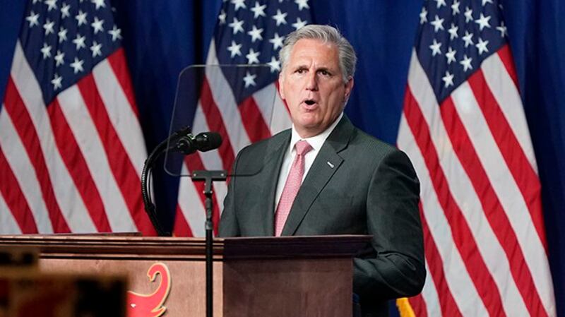 美国联邦众议员麦卡锡(Kevin McCarthy)(美联社)