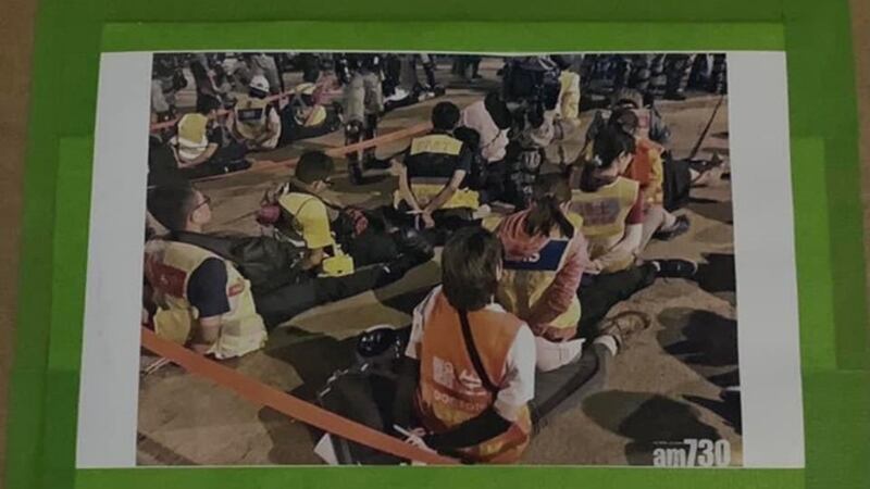 本次活动中,在康奈尔校园内出现的相关展板。(韦森特提供)