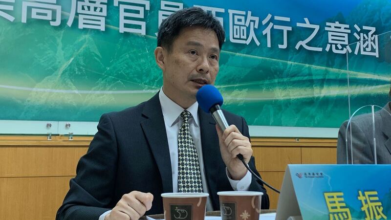 台湾国防大学中共军事研究所所长马振坤。(记者夏小华摄)