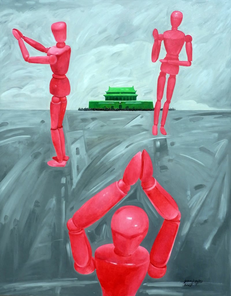 捐给64纪念馆的作品(颜柯夫提供)