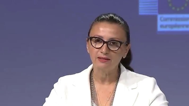 欧盟外交和安全政策发言人马斯拉里(Nabila Massrali)。(推特图片/Nabila Massrali@NabilaEUspox)