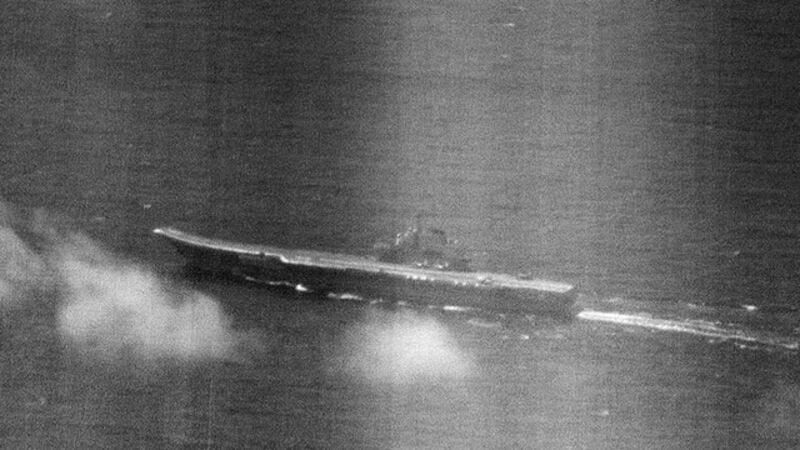 解放军辽宁号航空母舰于4月12日经巴士海峡进入南海,22日结束南海航训后,再次航经巴士海峡续向东航行。(图片来自台湾国防部脸书)