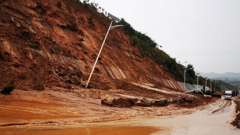 产煤大省山西受暴雨影响,27座煤矿停产。(志愿者提供/记者乔龙)