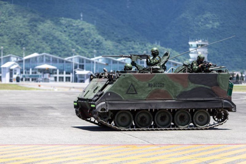 国军在今年7月举行汉光36号演习。(图源:军闻社)