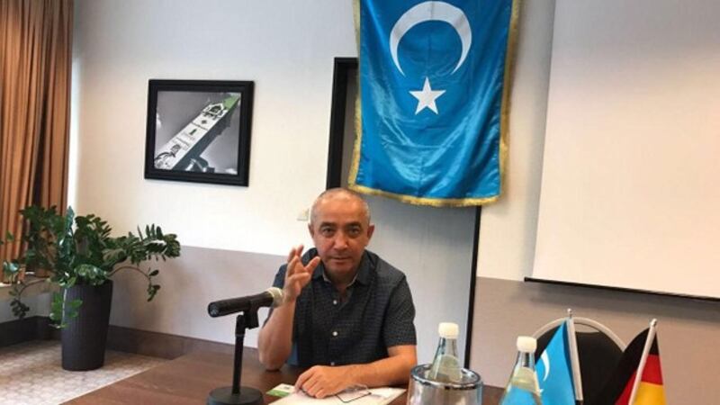 世界维吾尔代表大会发言人迪里夏提。(图片由迪里夏提供)