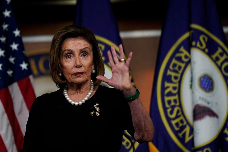 美国众议院议长佩洛西(路透社)