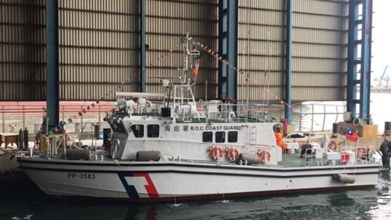 第3艘35吨级巡防艇。(海委会提供)