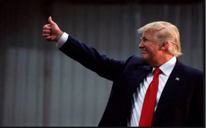 美国总统特朗普说,「这是一款很棒的飞机(F-16V)。我们相信,台湾会非常负责任地使用它。」(PBS)