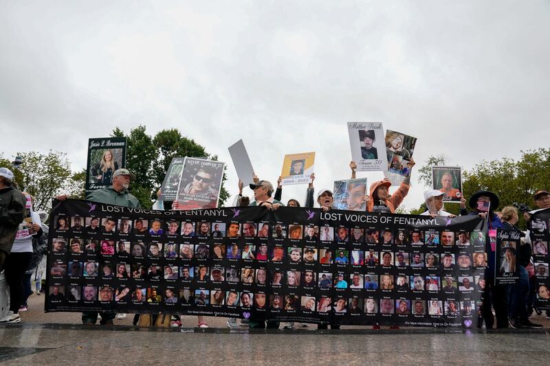 美国白宫集会  芬太尼