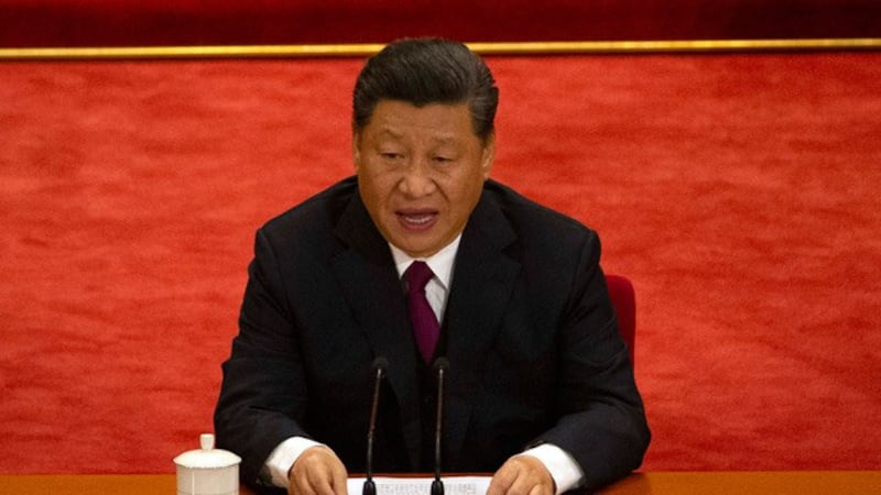 中共中央政治局常委2020年4月8日召开会议。总书记习近平强调,必须为较长时间应对外部环境变化做好准备。(美联社资料图片)