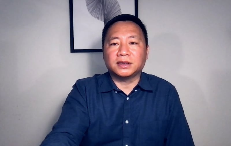 八九学运领袖王丹指出,小额捐款累计五十万美元,筹设六四纪念馆。(节目截图)