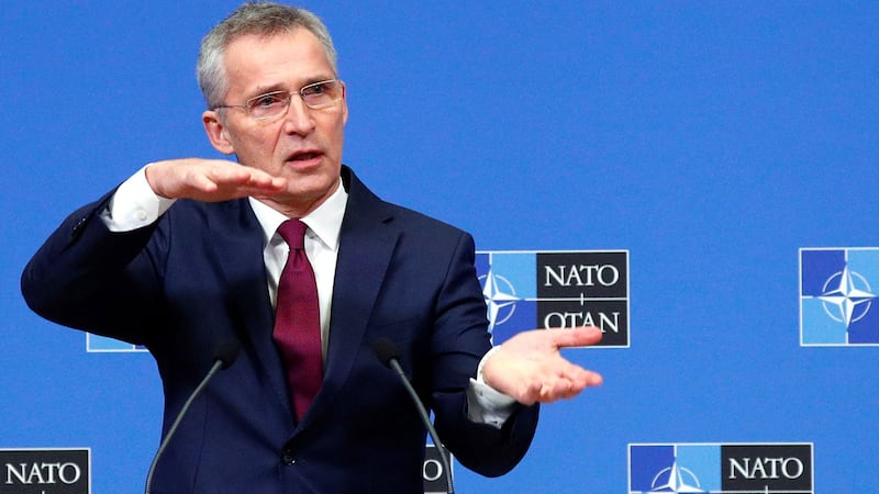 北约(NATO)秘书长延斯·斯托尔滕贝格(Jens Stoltenberg)。(路透社)