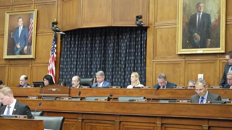 美国国会众议院外交委员会2019年10月30日口头表决,无异议通过《台北法案》及《维吾尔人权政策法案》。(自由亚洲电台记者郑崇生摄)