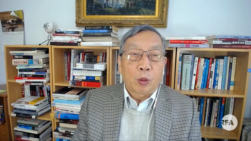 《北京之春》杂志荣誉主编胡平(视频截图)