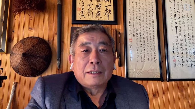 旅美政论家任松林。(RFA)