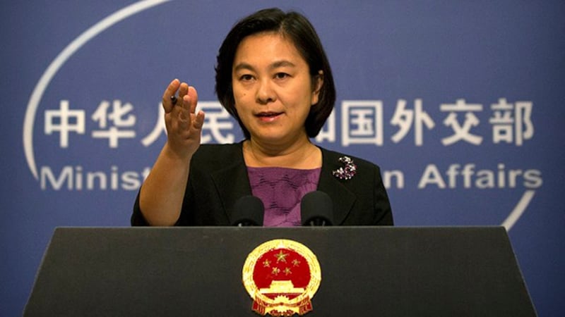 中国外交部发言人华春莹(美联社)