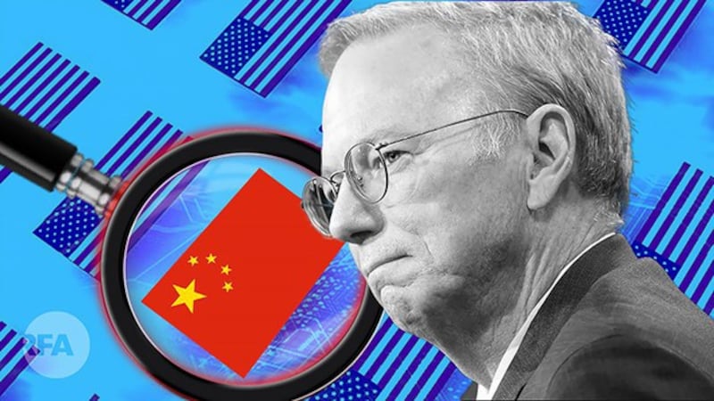 美中科技竞争“倾斜”?(自由亚洲电台制图)