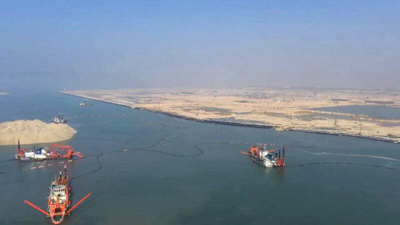 厦门翔安机场大规模抽砂填海，对金门海岸和生态的影响逐渐浮出水面。