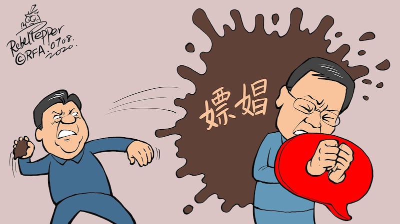 许章润批评习近平“被嫖娼”。(变态辣椒)