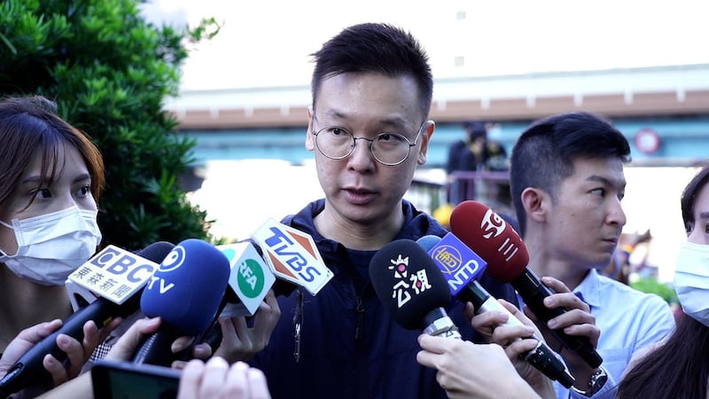 民进党副秘书长林飞帆。 (记者李宗翰)