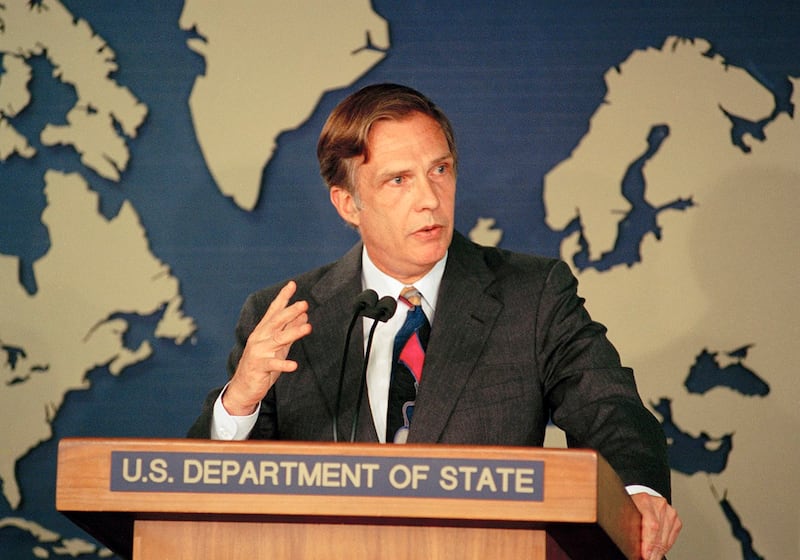 美国前驻华大使温斯顿•洛德(美联社资料图片)