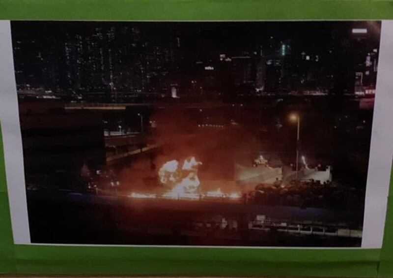 本次活动中,在康奈尔校园内出现的相关展板。(韦森特提供)