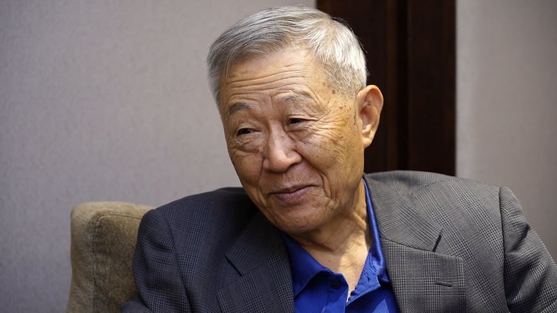 淡江大学中国大陆研究所荣誉教授赵春山认为中国经济不可能走回头路。(记者 李宗翰摄)