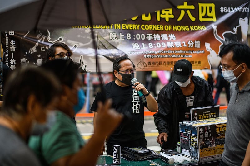 支联会副主席何俊仁。(法新社)