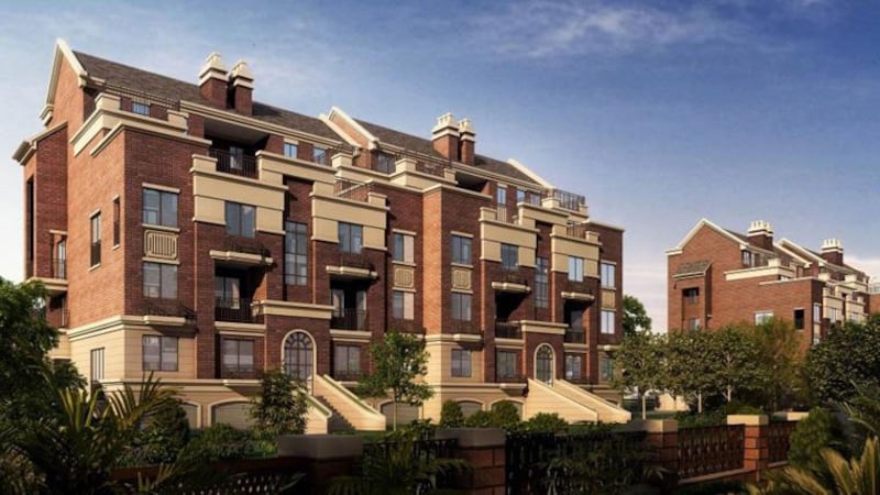 河南新乡居民社区绿都“温莎城堡小区”接市政府指令,近期改名。(网络图片)