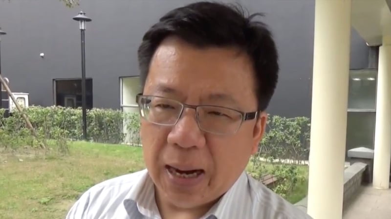 台湾民进党立法院党团书记长李俊俋表示,本会期通过《难民法》难度高。(RFA资料照)